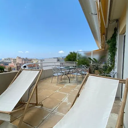 T3 Climatise Villa Juana Avec Parking Et Proche Plage Apartment *